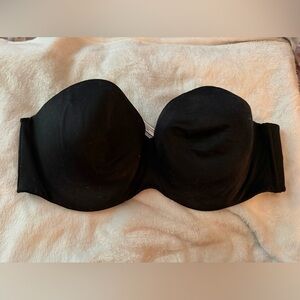 NWT Victoria's Secret Classic Black Bandeau Bra